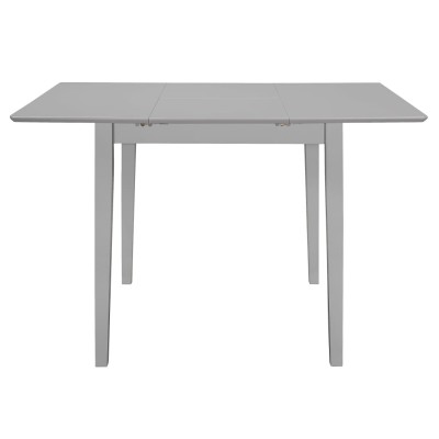 Juego de muebles de comedor 5 piezas MDF gris