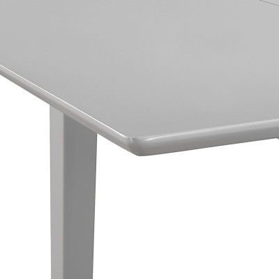 Juego de muebles de comedor 5 piezas MDF gris