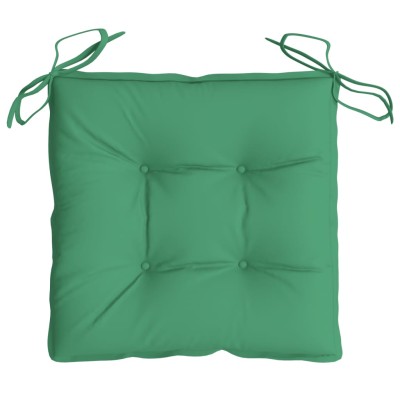 Cojines de silla de jardín 6 uds tela Oxford verde 50x50x7 cm