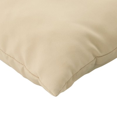 Cojines para palets 3 unidades tela Oxford beige