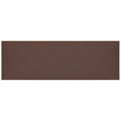 Paneles de pared 12 uds cuero sintético marrón 90x30 cm 3,24 m²