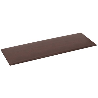 Paneles de pared 12 uds cuero sintético marrón 90x30 cm 3,24 m²