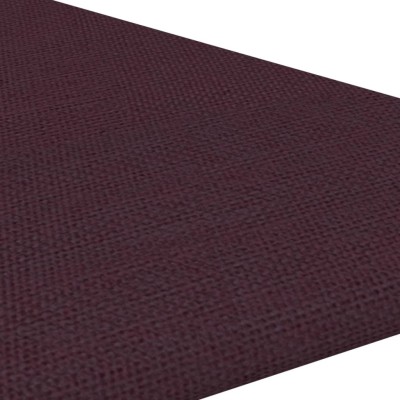 Paneles de pared 12 uds tela morado 30x30 cm 0,54 m²