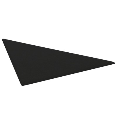 Paneles de pared 12 uds tela negro 30x30 cm 0,54 m²