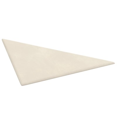 Paneles de pared 12 uds terciopelo crema 30x30 cm 0,54 m²