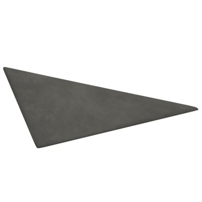 Paneles de pared 12 uds terciopelo gris oscuro 30x30 cm 0,54 m²