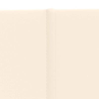 Paneles de pared 12 uds terciopelo color crema 90x15 cm 1,62 m²