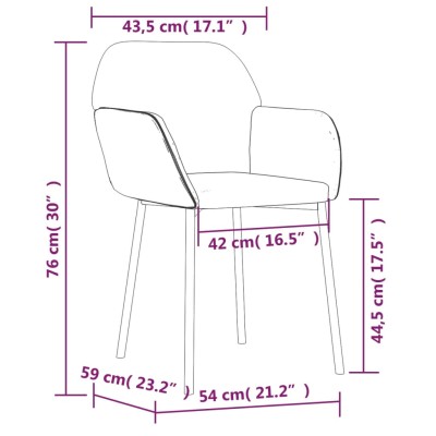 Sillas de comedor 2 unidades terciopelo verde claro