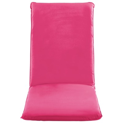 Tumbona plegable de tela Oxford rosa