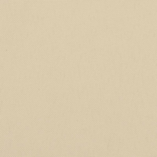 Cojín de silla de jardín respaldo bajo 6 uds tela Oxford beige