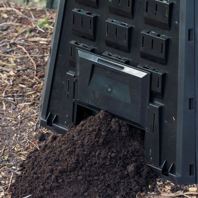 Nature contenedor térmico para compost 400 L color negro 6071480