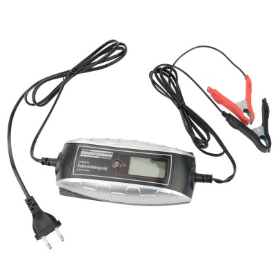 Brüder Mannesmann Cargador de batería con pantalla LCD 6/12 V