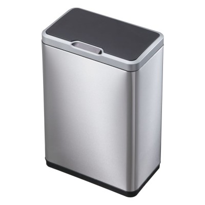 EKO Cubo de basura con sensor Mirage 45 L plateado mate