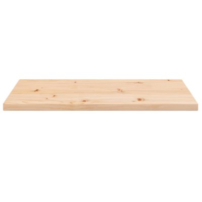 Tablero de mesa rectangular madera maciza pino 80x40x2,5 cm