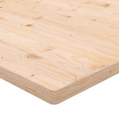 Tablero de mesa rectangular madera maciza pino 80x40x2,5 cm