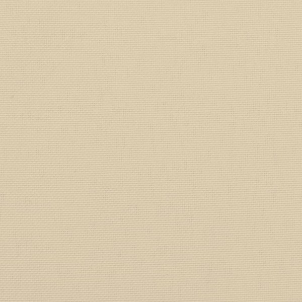 Cojín de banco de jardín tela Oxford beige 200x50x7 cm