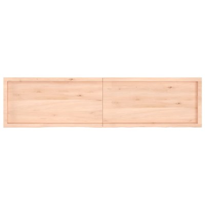 Tablero de mesa madera maciza roble sin tratar 200x50x(2-4) cm