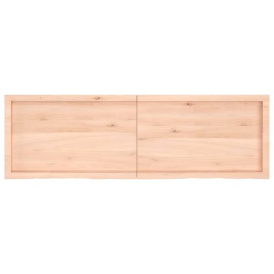 Tablero de mesa madera maciza roble sin tratar 160x50x(2-4) cm