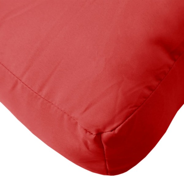 Cojín para sofá de palets de tela Oxford rojo