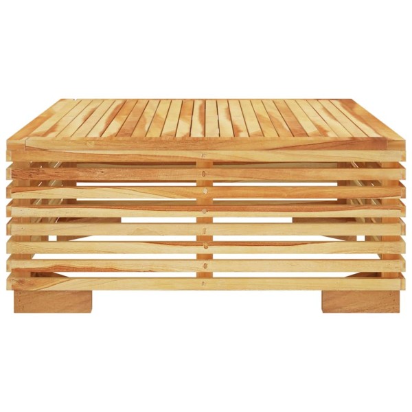 Juego de muebles de jardín 2 piezas madera maciza de teca