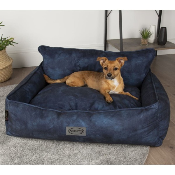 Scruffs & Tramps Cama para perros azul marino L 90x70 cm