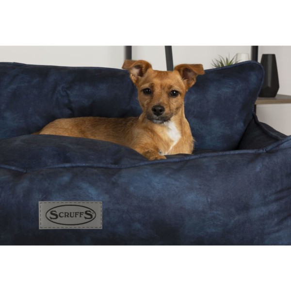 Scruffs & Tramps Cama para perros azul marino L 90x70 cm