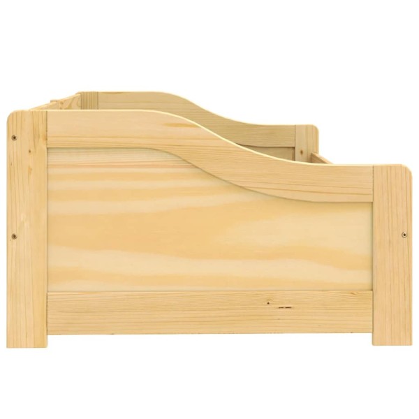 Sofá cama con 2 cajones madera maciza pino IRUN 90x200cm