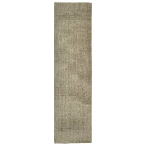 Alfombra de sisal para rascador gris taupe 66x250 cm