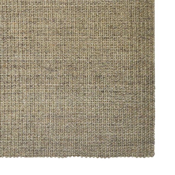 Alfombra de sisal para rascador gris taupe 66x250 cm