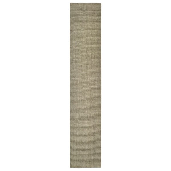 Alfombra de sisal para rascador gris taupe 66x350 cm