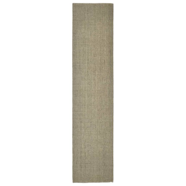 Alfombra de sisal para rascador gris taupe 80x350 cm