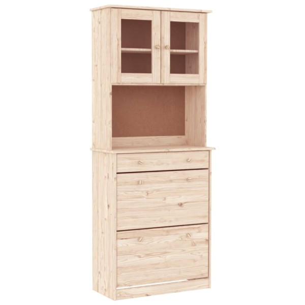 Aparador alto ALTA madera maciza de pino 77x35x188 cm