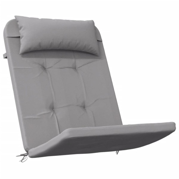 Cojines para silla Adirondack 2 uds tela Oxford gris