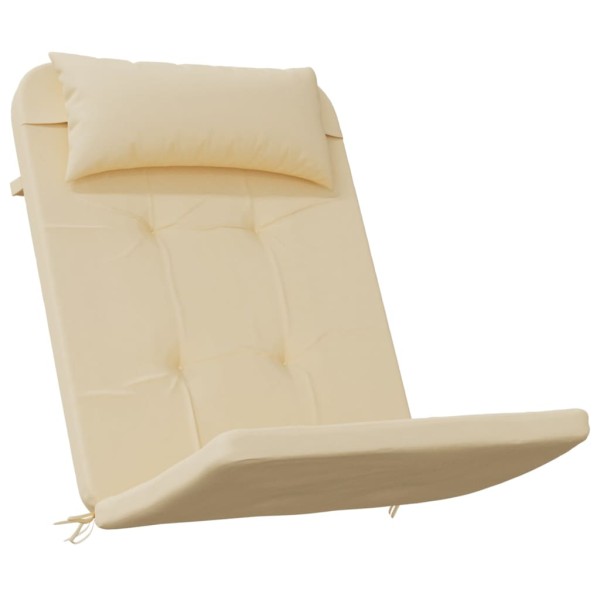 Cojines para silla Adirondack 2 uds tela Oxford beige