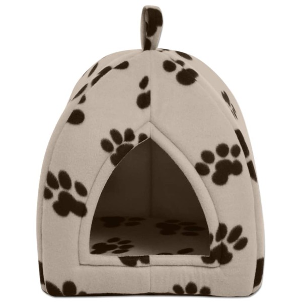 Cama cubo para gatos tamaño L beige