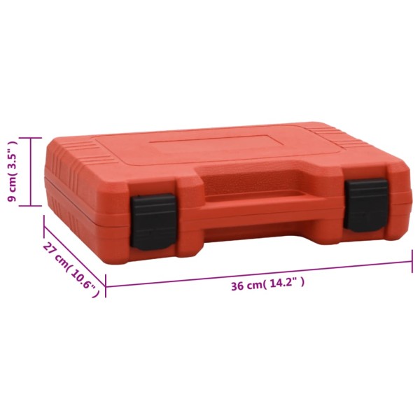 Kit detector de fugas aire acondicionado rojo 36x27x9 cm