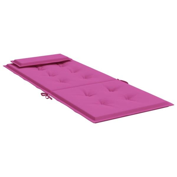 Cojines para silla con respaldo alto 6 uds tela Oxford rosa