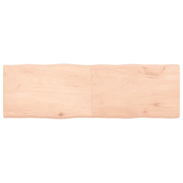 Tablero de mesa madera maciza borde natural 160x50x(2-4) cm