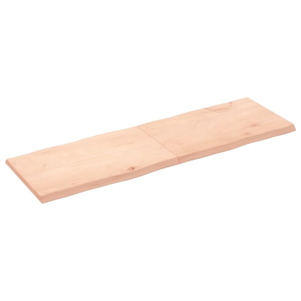 Tablero de mesa madera maciza borde natural 160x50x(2-4) cm