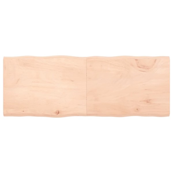 Tablero de mesa madera maciza borde natural 160x60x(2-4) cm