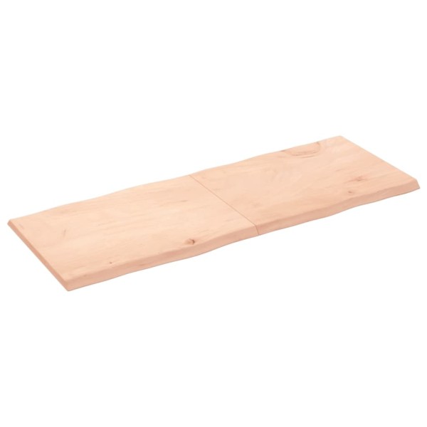 Tablero de mesa madera maciza borde natural 160x60x(2-4) cm