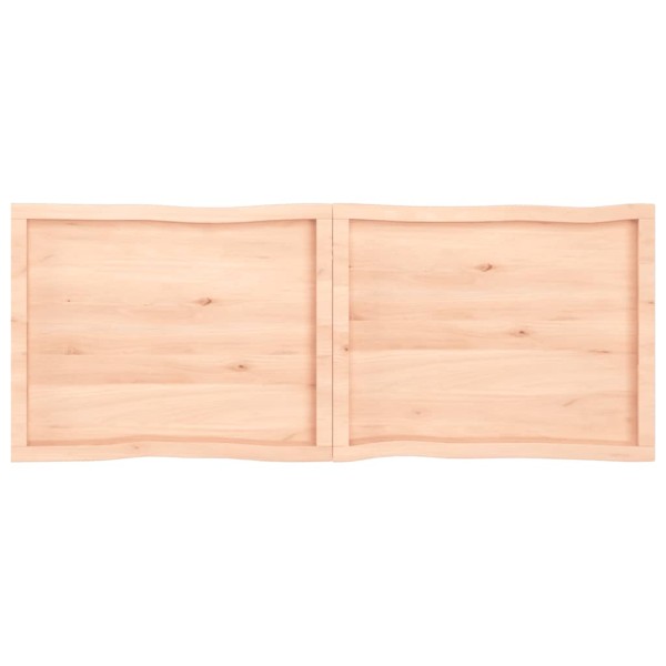 Tablero de mesa madera maciza borde natural 160x60x(2-4) cm