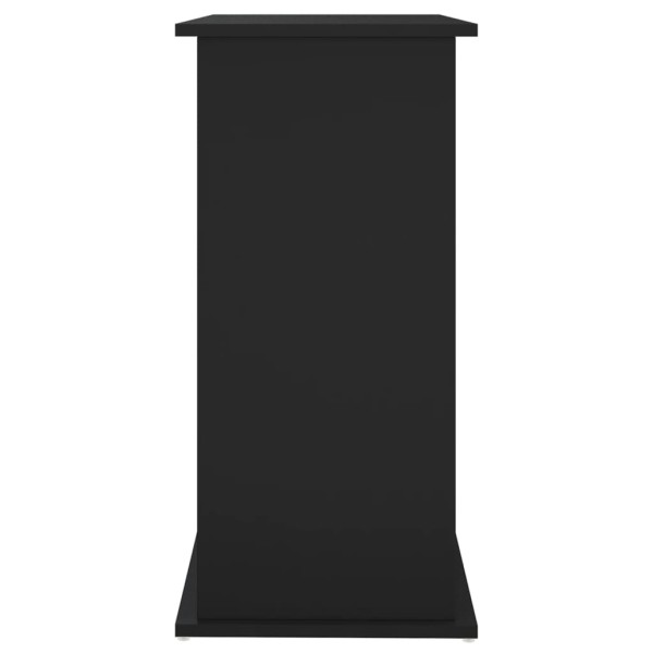 Soporte para acuario madera de ingeniería negro 81x36x73 cm