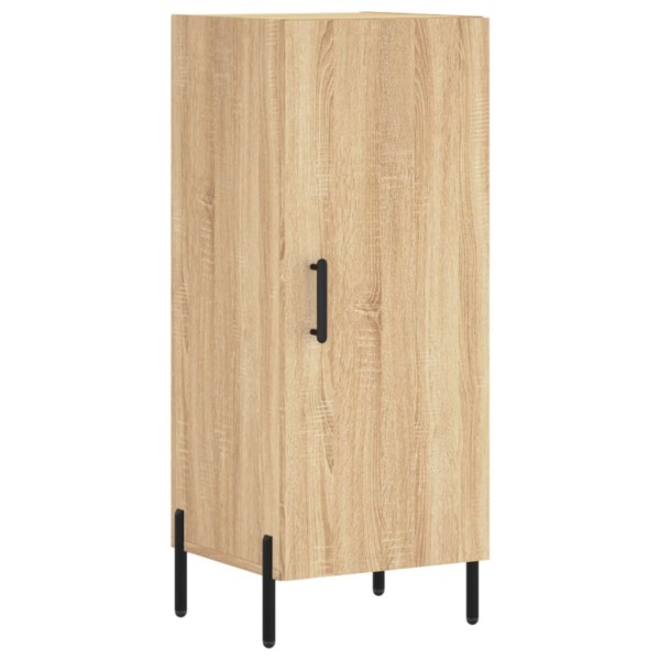 Aparador de madera contrachapada roble Sonoma 34,5x34x180 cm