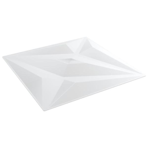 Paneles de pared 24 uds EPS estrella blanco 50x50 cm 6 m²