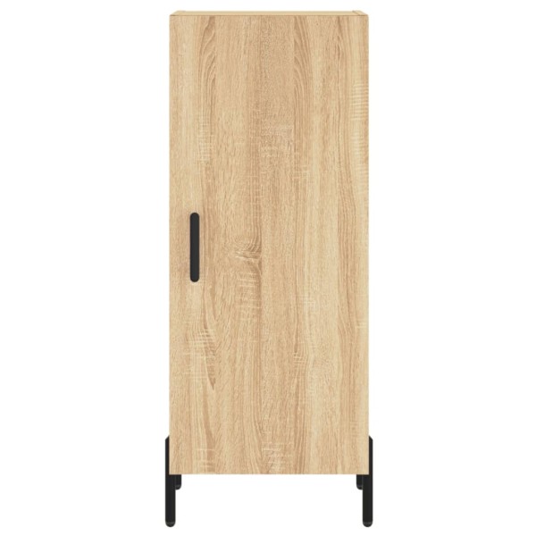 Aparador de madera contrachapada roble Sonoma 34,5x34x180 cm