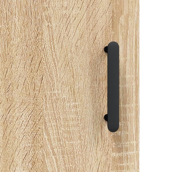 Aparador de madera contrachapada roble Sonoma 34,5x34x180 cm