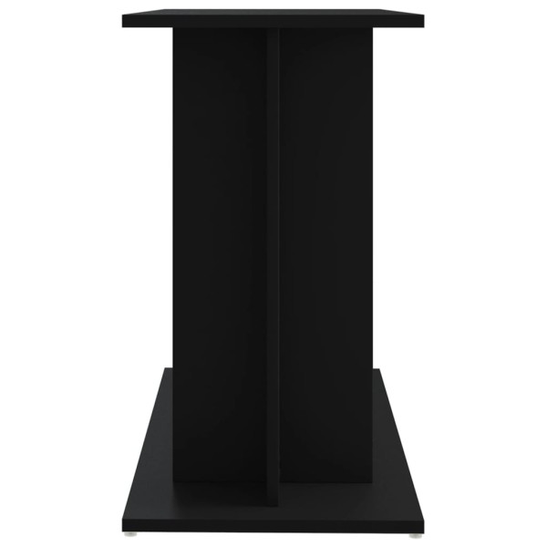 Soporte para acuario madera de ingeniería negro 80x35x60 cm