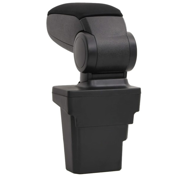 Reposabrazos para coche ABS negro 17x32x(37-53) cm