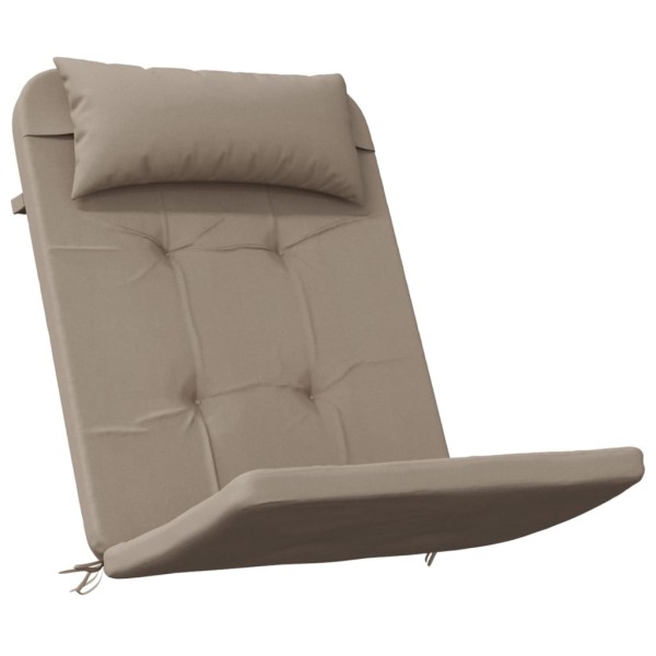 Cojines para silla Adirondack 2 uds tela Oxford gris taupe